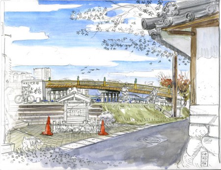 Otsu, pont sur la rivière Seta